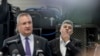 Imagine de arhivă cu premierul Nicolae Ciucă și președintele Camerei Deputaților, Marcel Ciolacu.