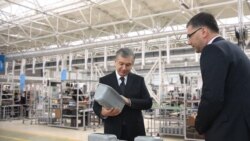 В телевизионном репортаже сообщили, что Мирзияев остался доволен качеством производимых «Технопарком» приборов учета.