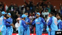 د هند کرکټ ملي لوبډله د تېرې یوې لوبې پرمهال