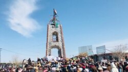 راه‌پیمایی مردم در ولایت پکتیا