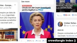 Mesajele anitvaccinare ale lui Cristian Terheș au crescut în intensitate începând din luna septembrie 2021.
