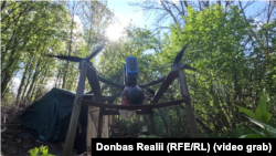 FPV-дрон за мить до злету