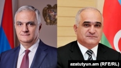 Հայաստանի փոխվարչապետ Մհեր Գրիգորյան, Ադրբեջանի փոխվարչապետ Շահին Մուստաֆաև