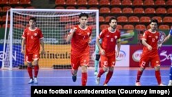 برخی از اعضای تیم ملی فوتسال افغانستان 