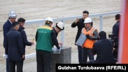 Жаңы ипподромдун курулушуна капсула салуу учуру. 21-март, 2024-жыл.