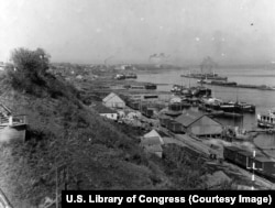 Град на река Волга в Южна Русия