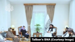 جریان دیدار معاون سرمنشی سازمان ملل با امیرخان متقی در کابل