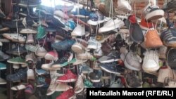 دکان های بوت های لیلامی در ولایت فراه