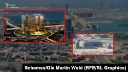 Недобудований ЖК Dubai Pearl та проєкт, як він мав виглядати