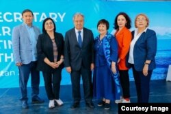 Антониу Гутерриш жана Кыргызстандагы жарандык коом өкүлдөрү. 02.7.2024.