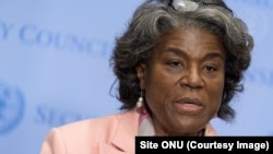 لیندا توماس گرین‌فیلد، نماینده امریکا در سازمان ملل متحد