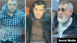 Исроил Исмоилов с двумя сыновьями - Аминджоном и Диловаром