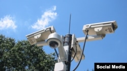 Бишкектин көчөсүндөгү камералардын бири