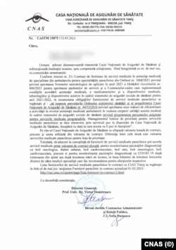 Răspunsul CNAS la sesizarea făcută de către Rodica M.
