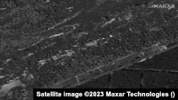 Кринки, Херсонщина. Супутникове фото Maxar technologies від 15 травня 2023 року