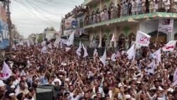 په بنو کې زرګونو کسانو د ناامنۍ ضد احتجاجي لاریون کړی 