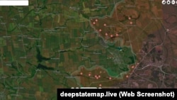 Охоплення Авдіївки з флангів станом на 17 січня 2024 року, мапа проєкту DeepState