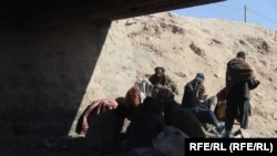 تصویر آرشیف: تعدادی از افراد معتاد 