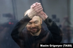 Vladimir Kara-Murza la un tribunal din Moscova, pe 31 iulie 2023.