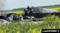 Уламки літака Ту-22М3 в Ставропольському краї РФ, 19 квітня 2024 року