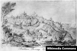 Києво-Печерська лавра, малюнок 1651 року