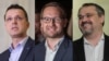 Cătălin Drulă și-a dat demisia de la șefia USR după eșecul partidului la alegerile locale și europarlamentare. Ionuț Moșteanu (stânga), Dominic Fritz (centru) și Cristian Ghinea (dreapta) comentează rezultatul obținut de USR.