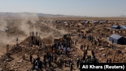 یکی از روستا های زلزله زده در ولایت هرات 