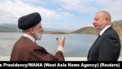 Իրանի և Ադրբեջանի նախագահները երկու երկրների սահմաններին, մայիսի 19-ի առավոտյան
