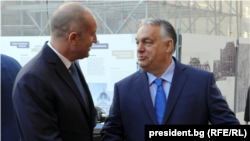 Rumen Radev și Viktor Orban la Budapesta, 25 mai 2024.