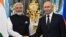 Russian President Vladimir Putin (right) meets with Indian Prime Minister Narendra Modi at the Kremlin in Moscow in July.