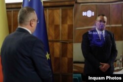 Imagine de „lui” ION, așa-zisul robot cu inteligență artificială al Guvernului Ciucă.