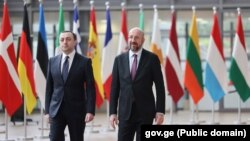 Ираклий Гарибашвили и Шарль Мишель