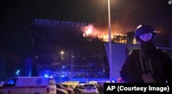 Палає Crocus City Hall. Росія 22 березня 2024 року