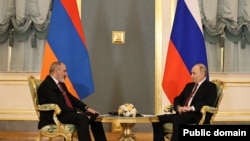 Путин менен Пашинян. 8-май, 2024-жыл