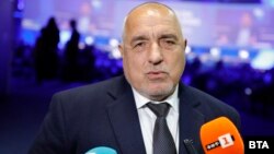 Лидерът н ГЕРБ Бойко Борисов, Букурещ, Румъния, 6 март 2024 г.