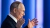 Владимир Путин по време на годишната си реч за състоянието на нацията 