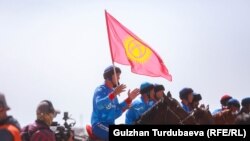 Кыргызстанда өткөн көк бөрү оюндарынын бири. Архивдик сүрөт.