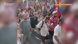 'Love Is Love': Hundreds Rally In Sarajevo For LGBT Rights