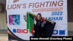 آرزو احمدی ورزشکار رشته های مبارزات رزمی جوجوتسو و هنرهای رزمی مختلط یا (MMA) 