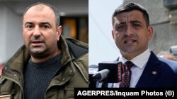 Silvestru Şoşoacă (stânga în colaj), soţul senatorului Diana Şoşoacă, a fost audiat, miercuri, la Parchet. Dosarul l-ar implica și pe președintele Alianței pentru Unirea Românilor (AUR), George Simion.