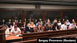 Суд над украинскими военнопленными, бойцами полка «Азов» в Ростове-на-Дону. Россия, 14 июня 2023 года