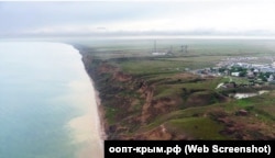 Ангар-лаборатория 2-го испытательного центра Минобороны России на мысе Чауда в аннексированном Крыму