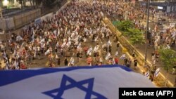 Протести против контроверзниот закон за правосудни реформи во Тел Авив