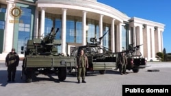 "ДжихIад-машенашна" Соьлжа-ГIалахь презентаци йар, 2023-гIа шо, гIуран-бутт. Кадыров Рамзанан телеграм-каналера видеон скриншот
