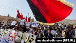 د فبرورۍ پر ۲۴مه د اېن ډي اېم پلویانو په میرامشا کې احتجاجي لاریون وکړ.