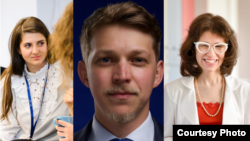 Trei dintre tinerii politicieni români care candidează la alegerile de duminică, 9 iunie. 