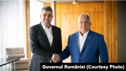 Premierul maghiar, Viktor Orban (dreapta), s-a întâlnit ultima oară la București cu premierul Marcel Ciolacu în iulie 2024.
