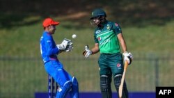 مسابقه کریکت میان تیم های افغانستان و پاکستان - عکس از آرشیف