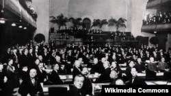 Улуттар Лигасынын Жыйынынын алгачкы отуруму. 15.11.1920. 