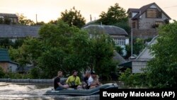 سیلاب در خرسون اوکراین